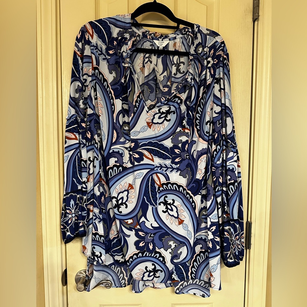 NWT Crown & Ivy blouse, size 3x